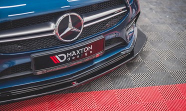 Спойлер під передній бампер Mercedes A35 AMG/AMG-line W177 вер. 3 фото