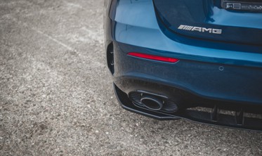 Бічні накладки на край заднього бампера Mercedes A35 AMG Hatchback W177 фото