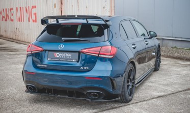 Накладка на спойлер багажника Mercedes A35 AMG Hatchback W177 фото
