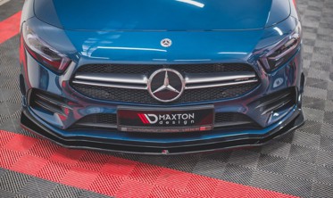 Дифузор переднього бампера Mercedes A35 AMG/AMG-line W177 вер. 1 фото