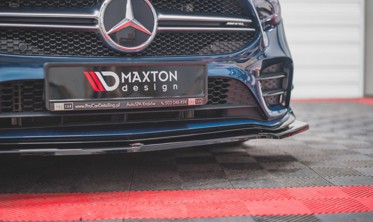 Дифузор переднього бампера Mercedes A35 AMG/AMG-line W177 вер. 1 фото