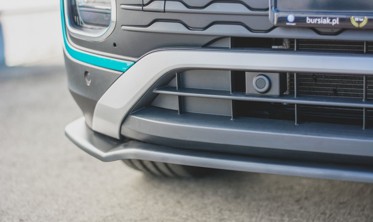 Тюнинговый диффузор на передний бампер Volkswagen T-Cross фото
