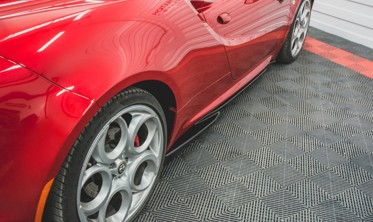 Боковые диффузоры порогов Alfa Romeo 4C фото