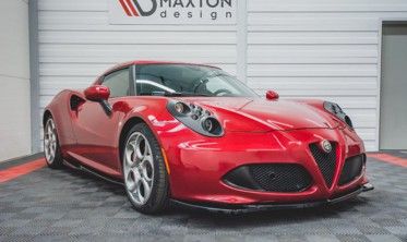 Тюнинговый диффузор переднего бампера Alfa Romeo 4C фото