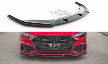 Передній дифузор бампера Audi A7 C8 S-line / S7 C8 вер. 2 фото