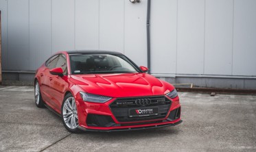 Передній дифузор бампера Audi A7 C8 S-line / S7 C8 вер. 2 фото