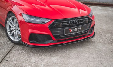 Передній дифузор бампера Audi A7 C8 S-line / S7 C8 вер. 2 фото