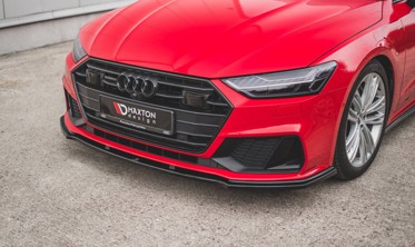 Передній дифузор бампера Audi A7 C8 S-line / S7 C8 вер. 2 фото