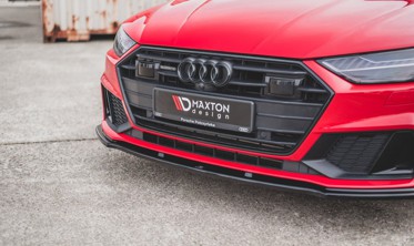 Передній дифузор бампера Audi A7 C8 S-line / S7 C8 вер. 2 фото