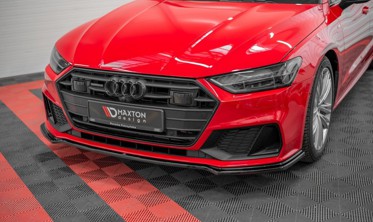 Нижний диффузор переднего бампера Audi A7 C8 S-line / S7 C8 вер. 1 фото