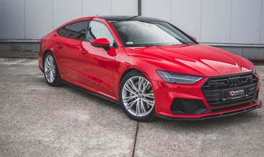 Боковые диффузоры порогов Audi A7 C8 S-line / S7 C8 фото