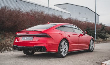 Боковые диффузоры порогов Audi A7 C8 S-line / S7 C8 фото