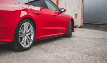 Боковые диффузоры порогов Audi A7 C8 S-line / S7 C8 фото