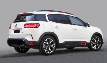 захисні накладки на пороги Citroen C5 Aircross чорні фото