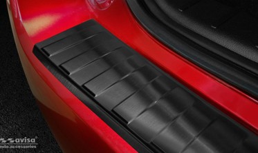 защитная накладка заднего бампера с загибом Mitsubishi ASX Crossover  фото