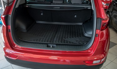 Килимок у багажник KIA SPORTAGE з написом фото