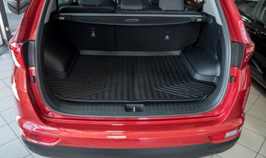 Килимок у багажник KIA SPORTAGE з написом фото