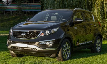 накладка переднего бампера KIA Sportage фото
