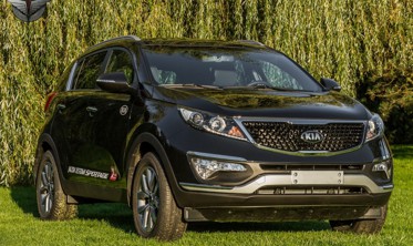 накладка переднього бампера KIA Sportage фото