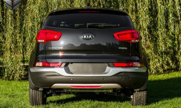 защитная накладка заднего бампера KIA Sportage фото