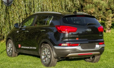 защитная накладка заднего бампера KIA Sportage фото