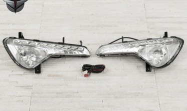 Денні ходові вогні (DRL) KIA SPORTAGE з туманками в оригіналі фото