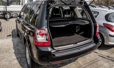 шторка-полка багажника для LAND ROVER FREELANDER II черная фото
