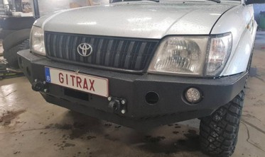 Силовой передний бампер Toyota Land Cruiser Prado J90,95 фото