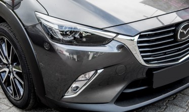 хром накладки на передні протитуманки MAZDA CX-3 фото