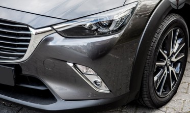 хром накладки на передні протитуманки MAZDA CX-3 фото