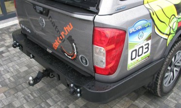 Силовий задній бампер довгий NISSAN Navara D23 (2014-...) фото