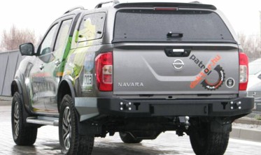 Силовий задній бампер довгий NISSAN Navara D23 (2014-...) фото