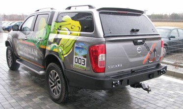 Силовий задній бампер довгий NISSAN Navara D23 (2014-...) фото