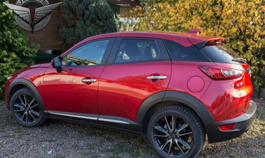 хром накладки на ручки дверей MAZDA CX-3 (версія під сенсор) фото