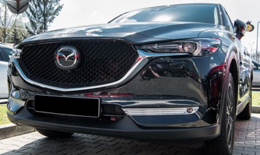 хром рамки противотуманок передних MAZDA CX-5  фото