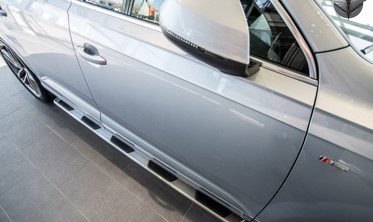 пороги (підніжки бічні) Audi Q7 II (під оригінал) фото