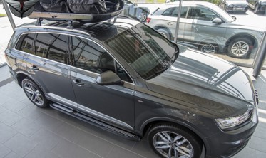 пороги (подножки боковые) Audi Q7  фото