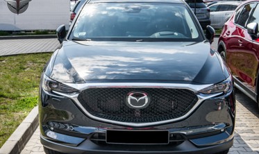 хром накладка на капот Mazda CX-5 фото