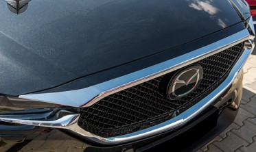 хром накладка на капот Mazda CX-5 фото