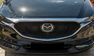 хром накладка на капот Mazda CX-5 фото