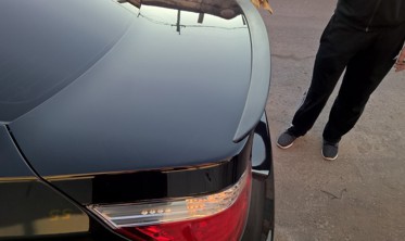 спойлер багажника BMW E60 тонкий фото