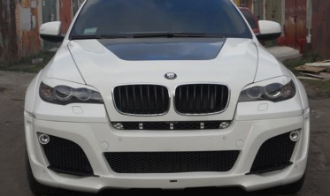 Накладки на фари BMW X6 E71 з вигинами фото