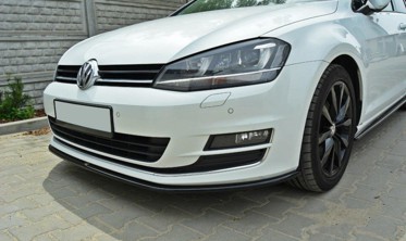 Диффузор для тюнинга переднего бампера Volkswagen Golf VII вар.2 фото