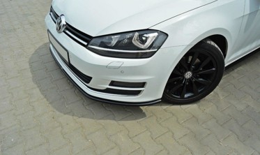 Дифузор переднього бампера VW Golf VII вар. 1 глянець фото