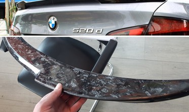 спойлер BMW F10 M4 V look карбон фото