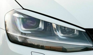 реснички (накладки) на фары Volkswagen Golf 7 фото
