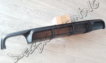 Диффузор заднього бампера BMW E39 M5 / М-пакет з ребрами фото