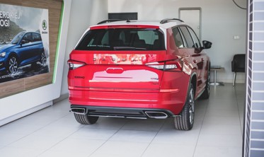 Тюнінговий задній дифузор Skoda Kodia версія RS фото