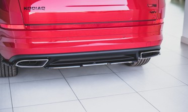Тюнінговий задній дифузор Skoda Kodia версія RS фото