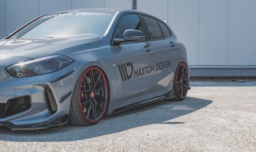 Боковые диффузоры порогов BMW 1 F40 M-pack/ M135I (вер. 3) фото